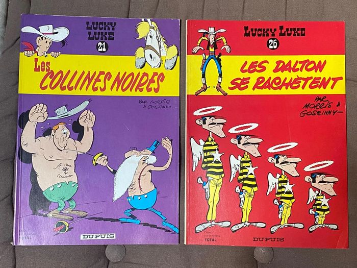 Lot de 5 BDs souples Lucky Luke, éditions Total - photo numéro 5