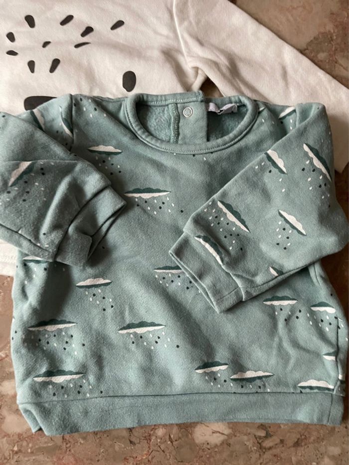 Lot 2 sweat mixte 12mois - photo numéro 2