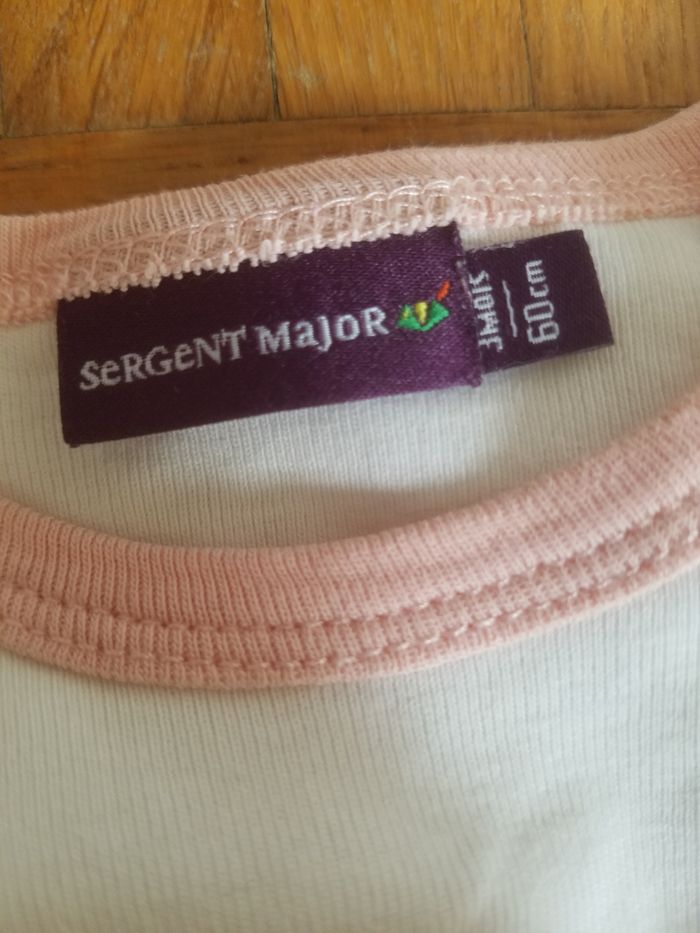 Lot 4 bodies Sergent Major 3 mois - photo numéro 4