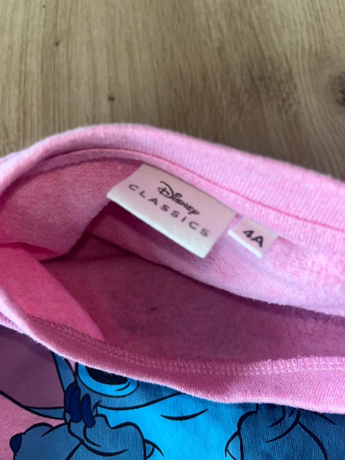 Sweat Stitch Disney Rose Taille 4 ans - photo numéro 3