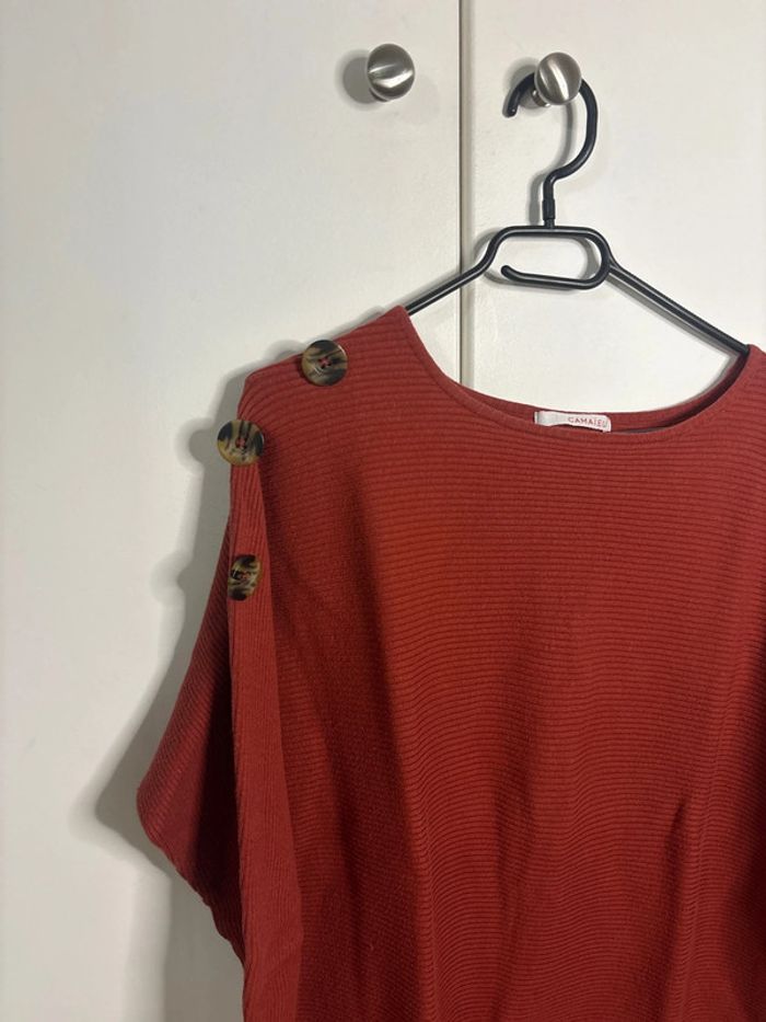 🌺pull Camaïeu rouge brique🌺 - photo numéro 2