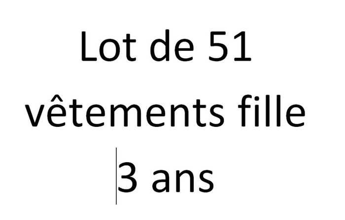 Lot de 51 vêtements fille 36 mois Okaidi etc
