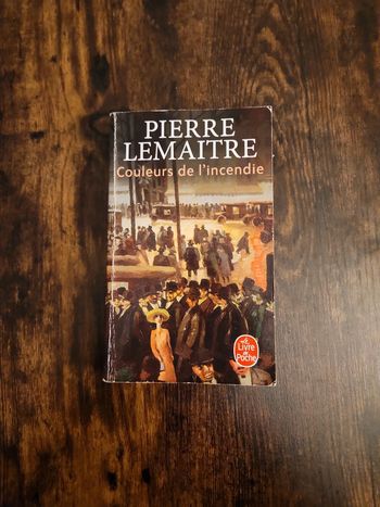 Livre : Couleurs de l'incendie