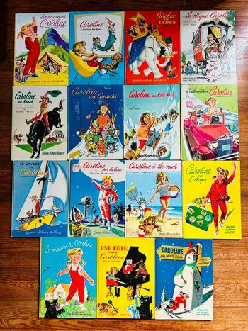 Intégrale des aventures de Caroline éditions originales 15 livres bd albums anciens