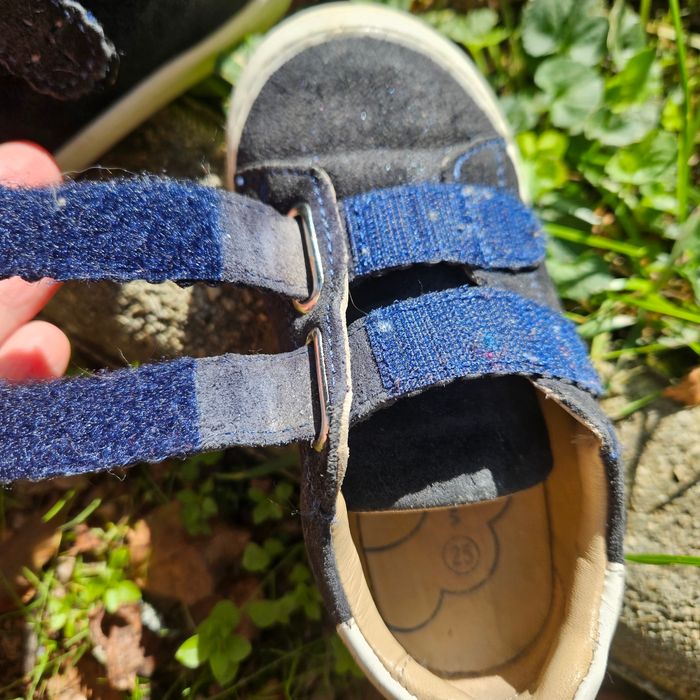 Baskets cuir Taille 25 - photo numéro 7