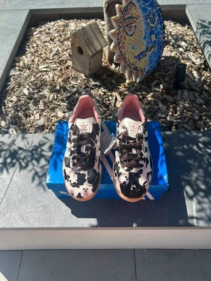 Adidas Samba OG - Cow Print Exclu ASOS - 38 2/3 - photo numéro 3