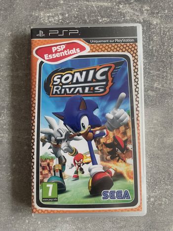 Jeu pour Sony PSP, Sonic rivals en français.