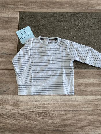 Tee-shirt manches longues 12 mois