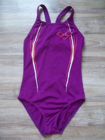 maillot de bain violet Arena 10/11 ans