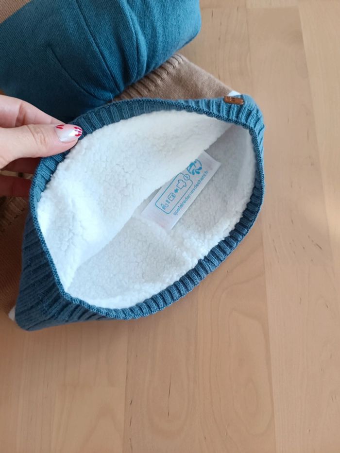 Ensemble hiver bonnet gants cache cou 18/23 mois - photo numéro 5