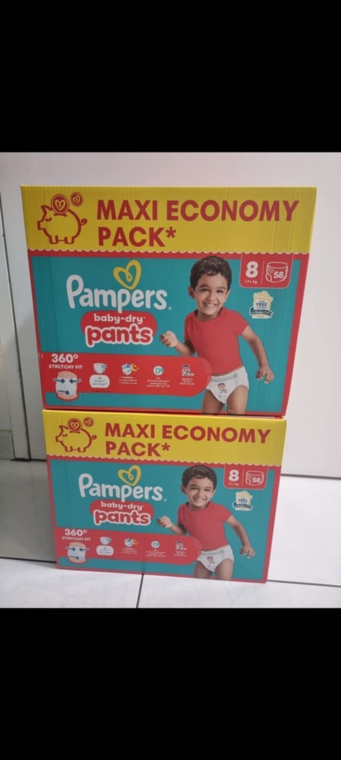 116 pants taille 8 pampers