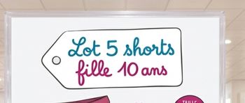 Lot de 5 shorts 10 ans