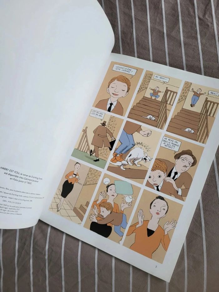 Livre Bande dessinée Harry est fou - école des loisirs / école des max - photo numéro 4