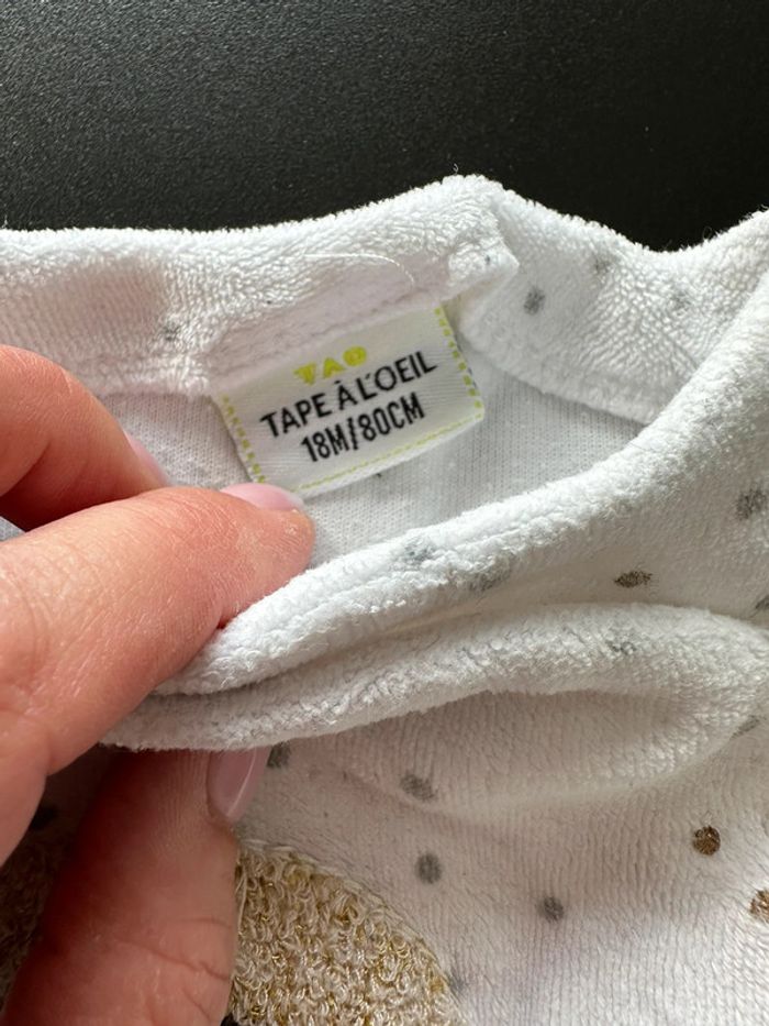 Pyjama grenouillère velours Tape à l’œil - photo numéro 4
