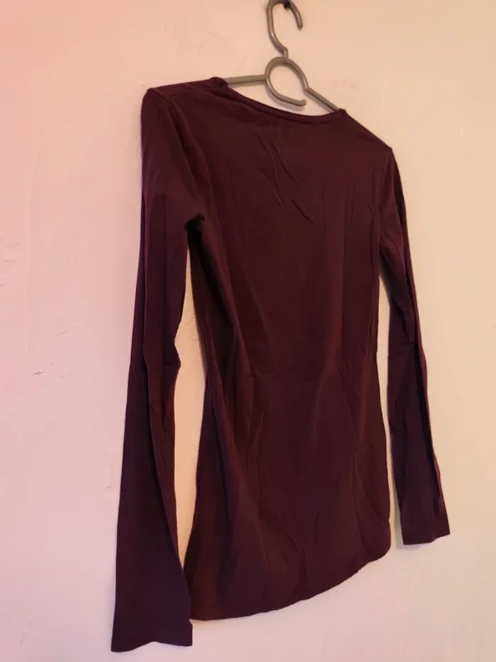 Superbe tee-shirt manches longues atmosphère taille 34 - photo numéro 3