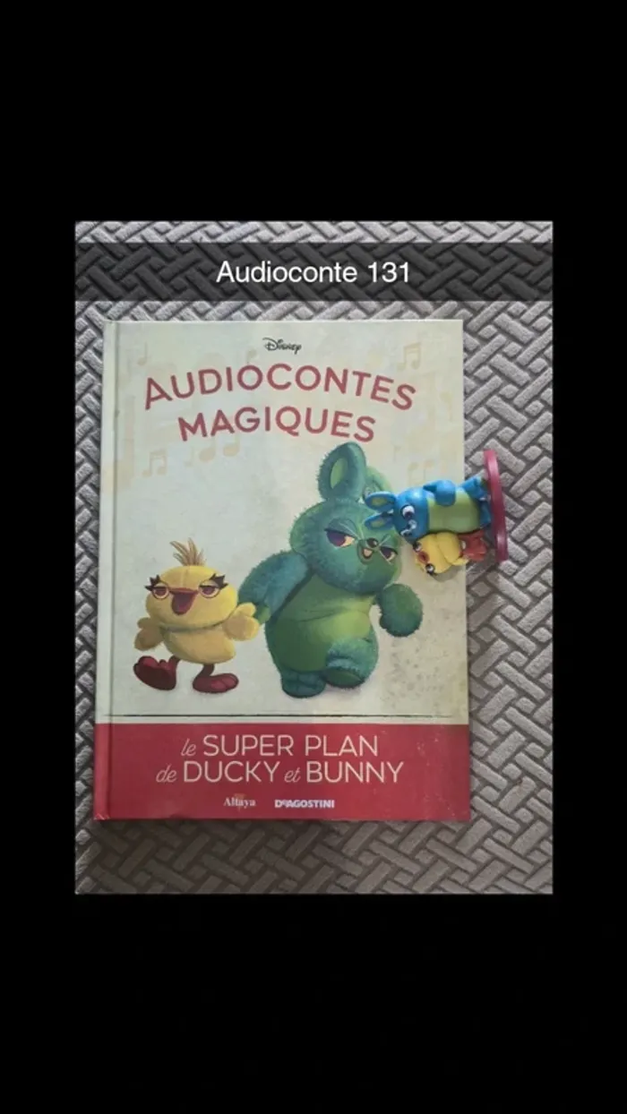N¤131 audioconte Magique Altaya disney deagostini livre+figurine audio conte compte