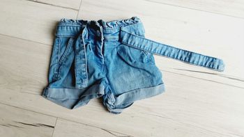 Vêtement fille short en jean bleu Orchestra 4 ans