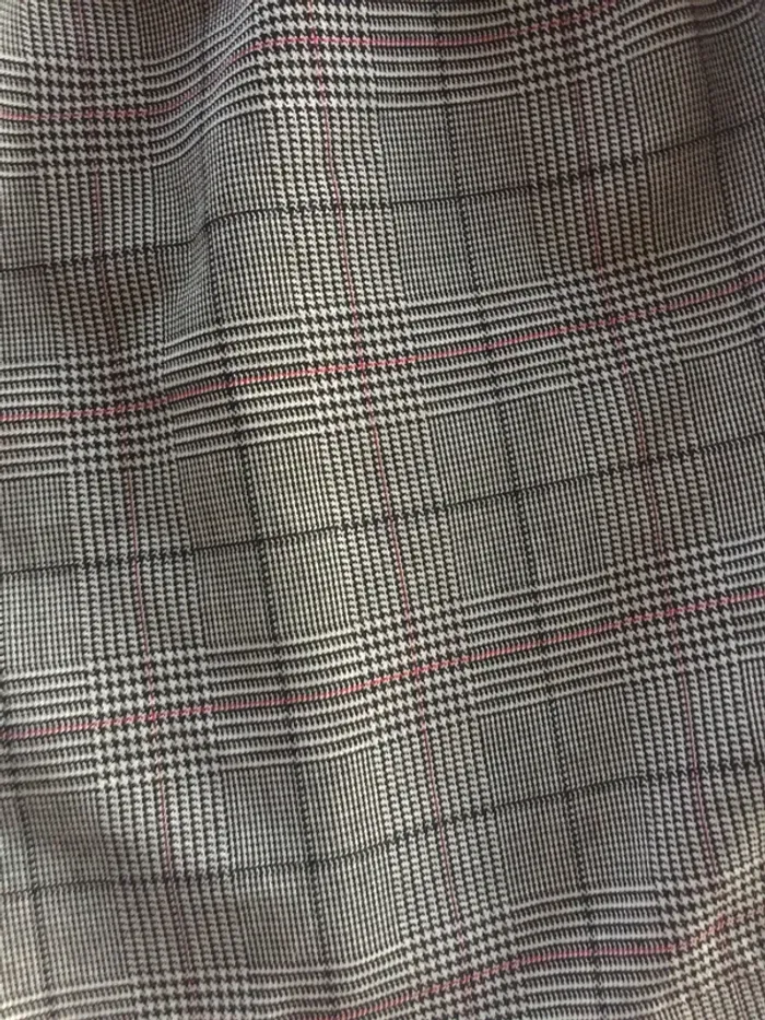 Short taille haute ceinturé prince de galles - photo numéro 3