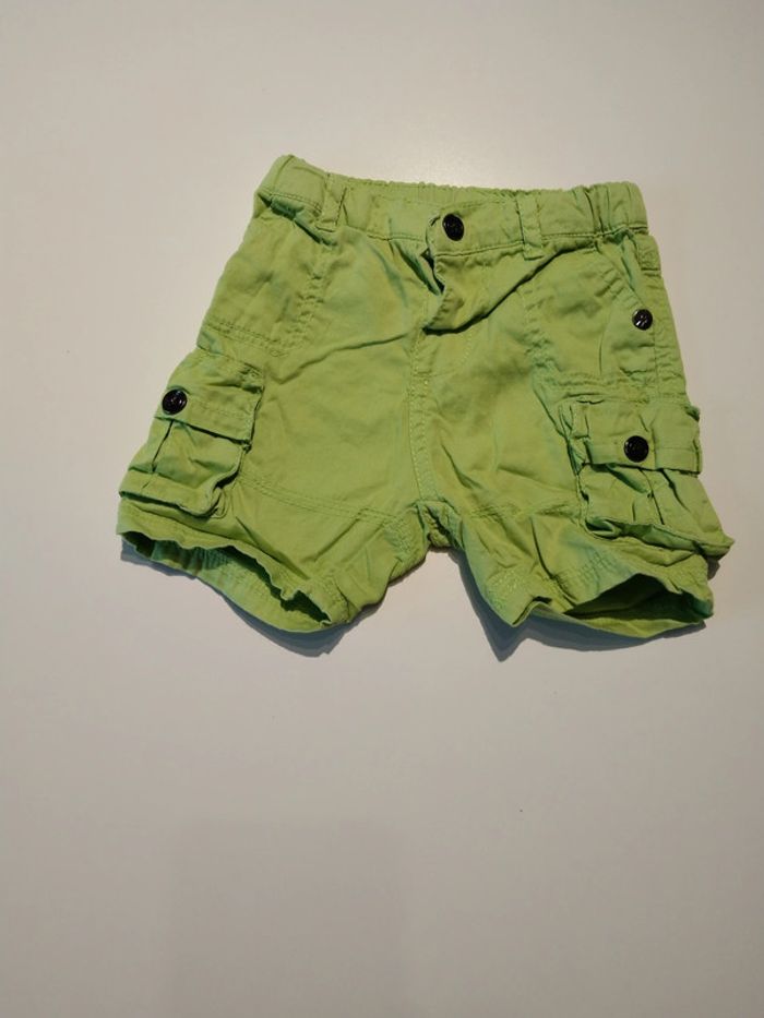 short vert anis garcon 6 mois tissaia