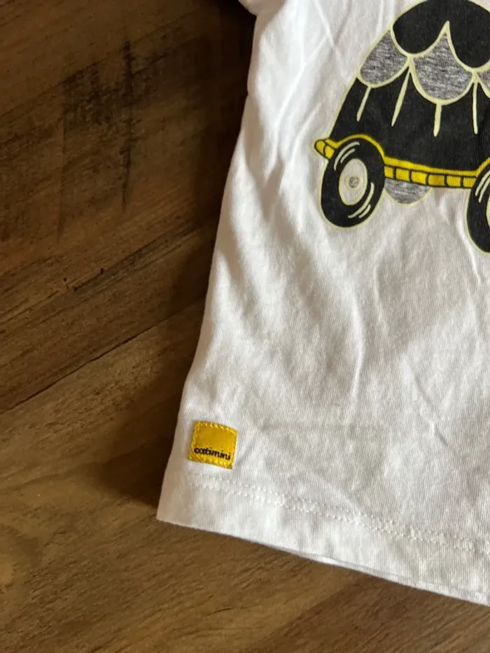 T shirt blanc catimini 12 mois - photo numéro 2