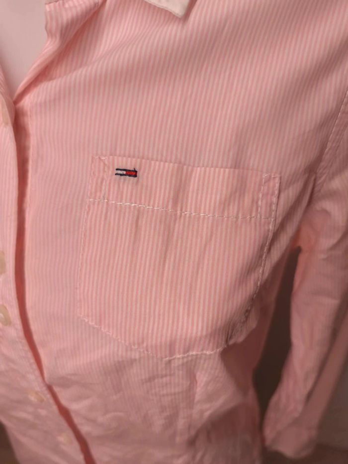 Chemise Tommy Hilfiger Femme Taille S Rose rayé - photo numéro 6