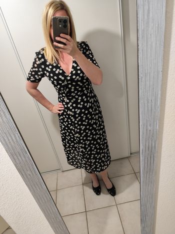 Robe fleurie camaieu 