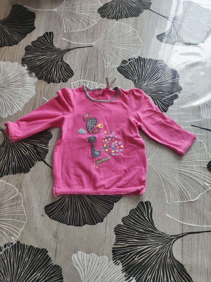 Lot de tee-shirts manches longues bébé fille - photo numéro 3