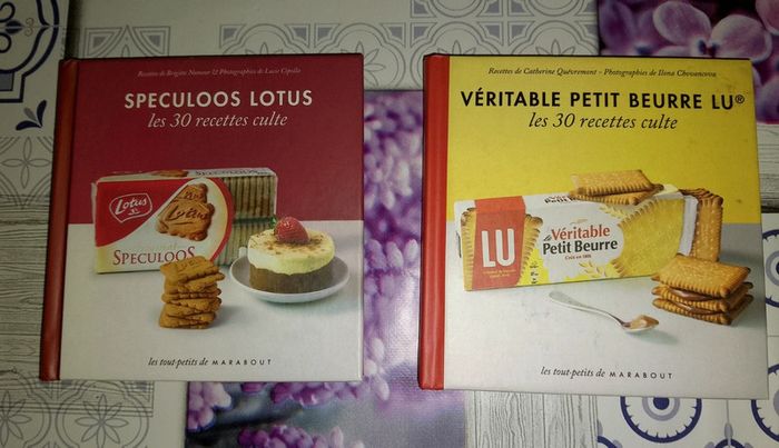 Lots de 2 livres recette gâteau.