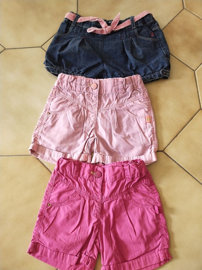 Lot de 3 shorts fille