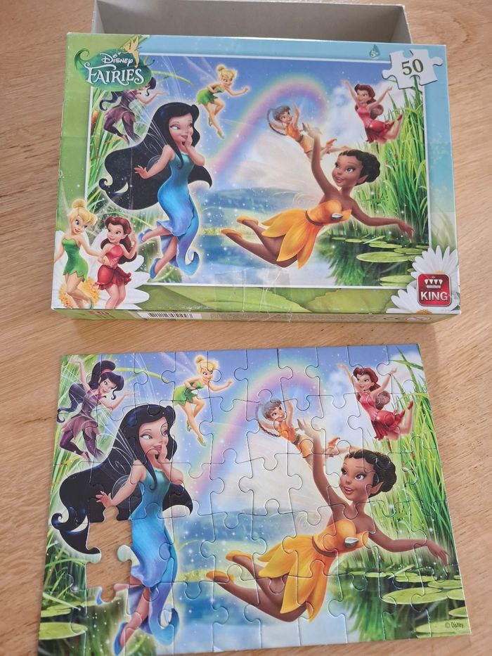 Lot de 2 puzzles la fée clochette - photo numéro 5