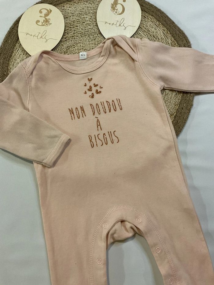 Pyjama sans pied fille rose - photo numéro 4