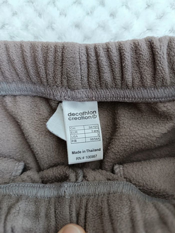 Pantalon Polaire Marron – Domyos 3 Ans - photo numéro 4