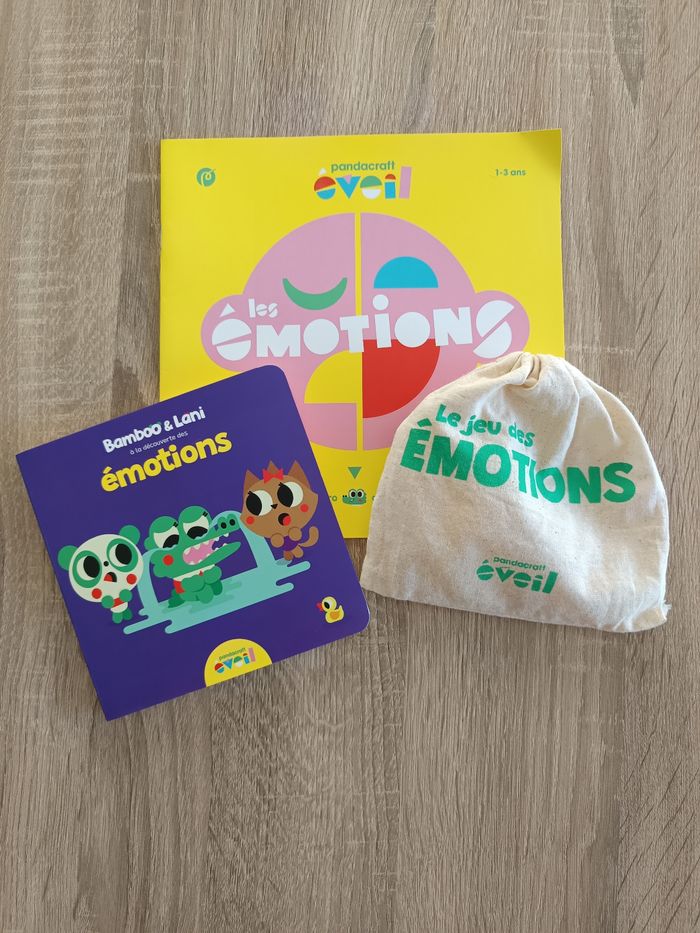 Jeu des émotions + livre + fascicule Pandacraft Éveil