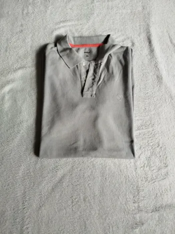 Polo homme gris perle Celio taille XL