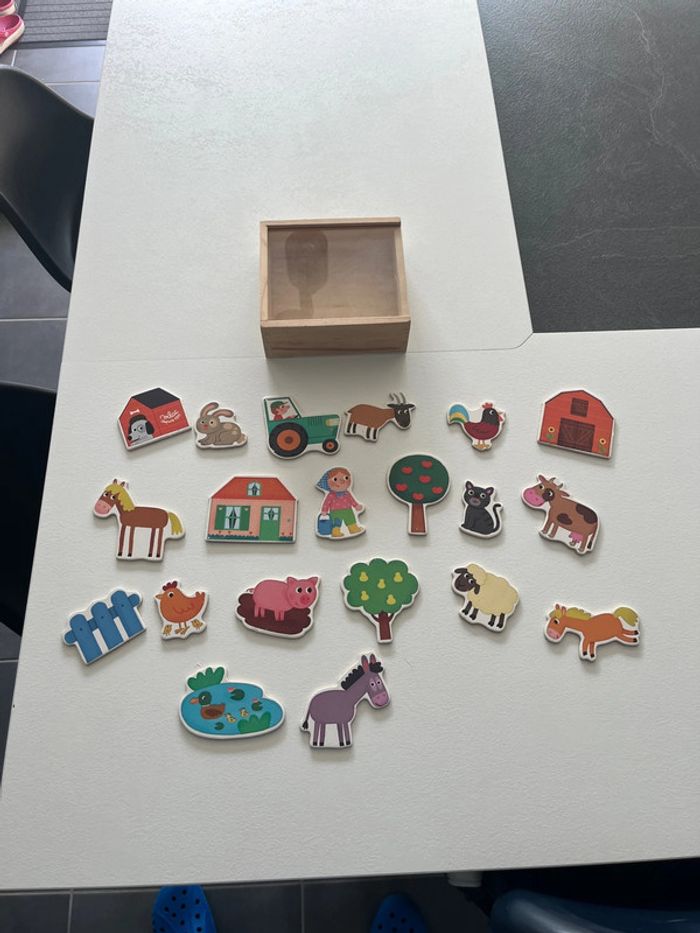 Lot de 20 aimants Vilac