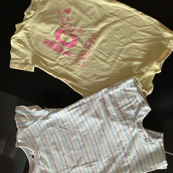 Lot 2 barboteuses 18 mois Ice cream