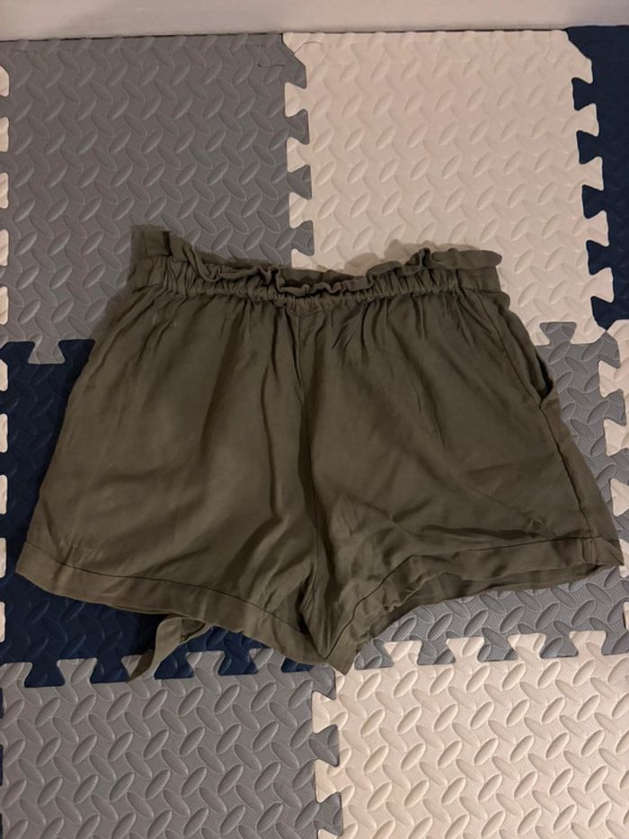 Short fluide à poches, kaki, Pimkie, à noeud - photo numéro 2