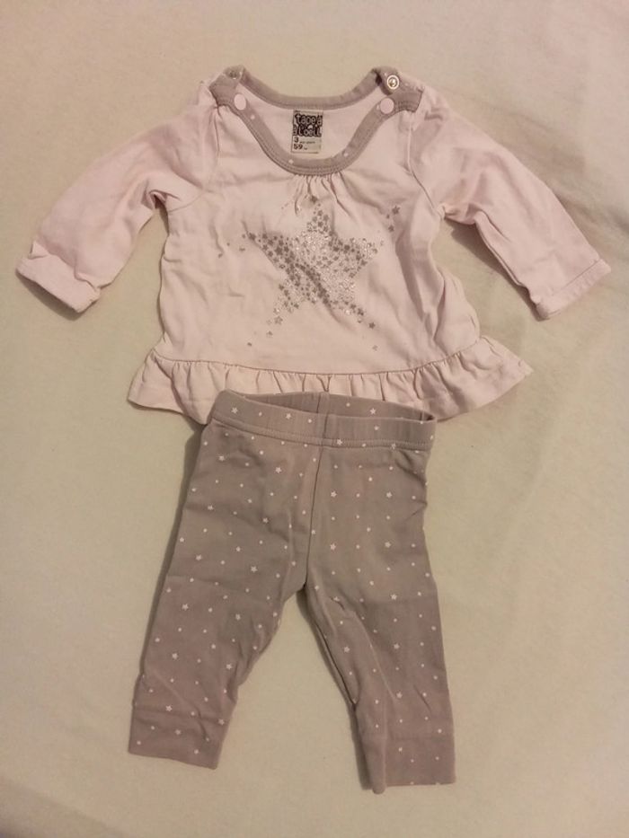 Ensemble bébé fille 3 mois