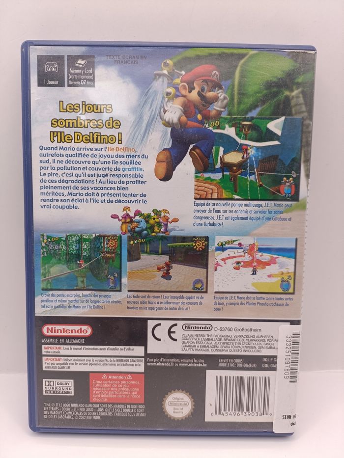 Jeu GC Super Mario Sunshine - photo numéro 2