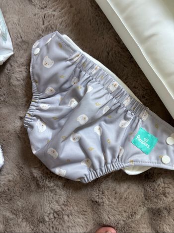 Pampers hybride avec des couches lavables