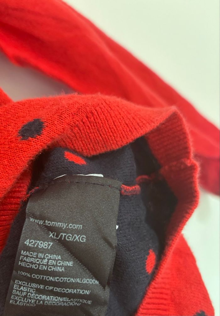 🍎 Pull Tommy Hilfiger Taille XL - 100% coton - photo numéro 5