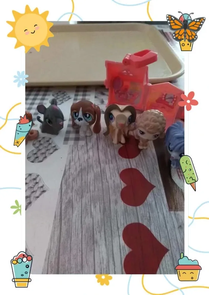 Lot de 7petshop et une maison - photo numéro 4