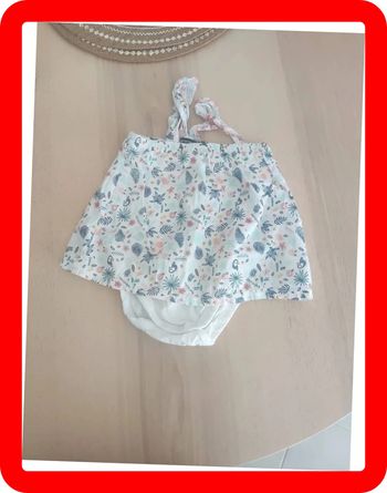 Combi body robe 12 mois