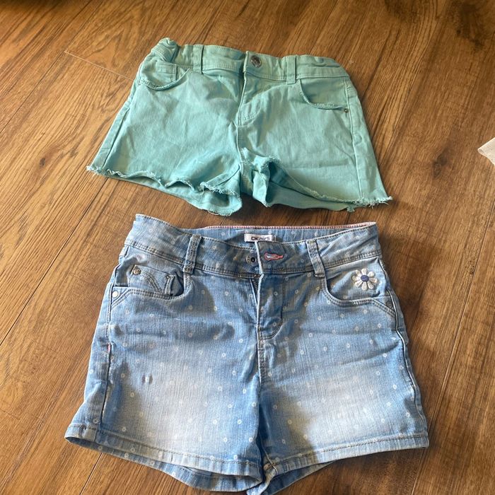 2 shorts Kiabi et okaidi 9 ans