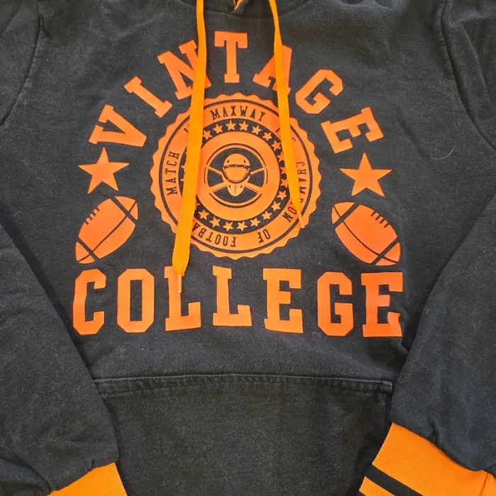 Sweat à capuche  - Vintage Collège- 16 ans - photo numéro 2