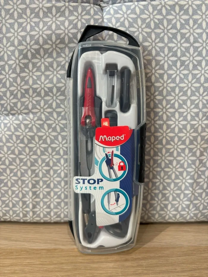 Coffret Compas Bague / Mine 5 Pièces "Stop System"