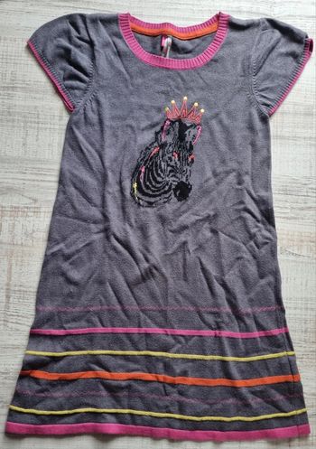 Robe zèbre 10 ans