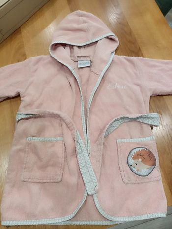 Peignoir personnalisé prénom Eden 2 ans Becquet