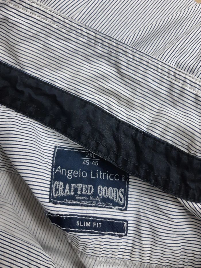 Chemise manches longues rayée XXL - photo numéro 5