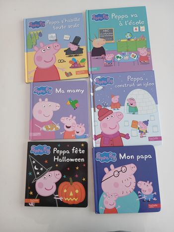 Lot de 6 livres Peppa Pig - Hachette Jeunesse